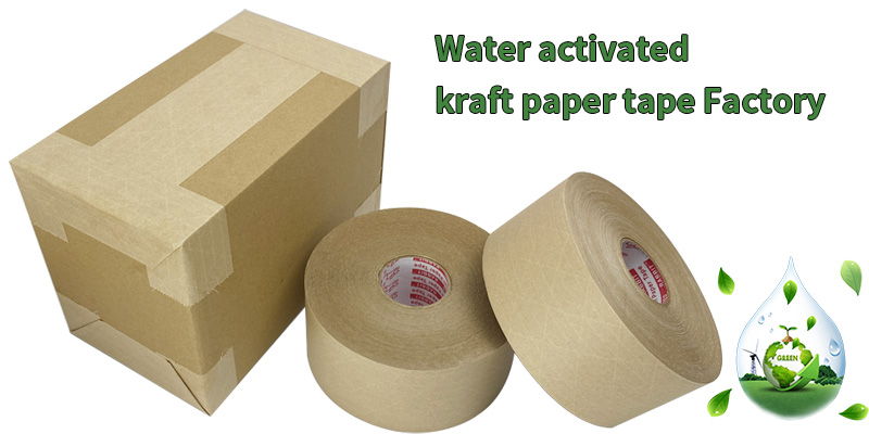 The first choice for environmentally friendly tape—water-activated kraft paper tape packaging solution
