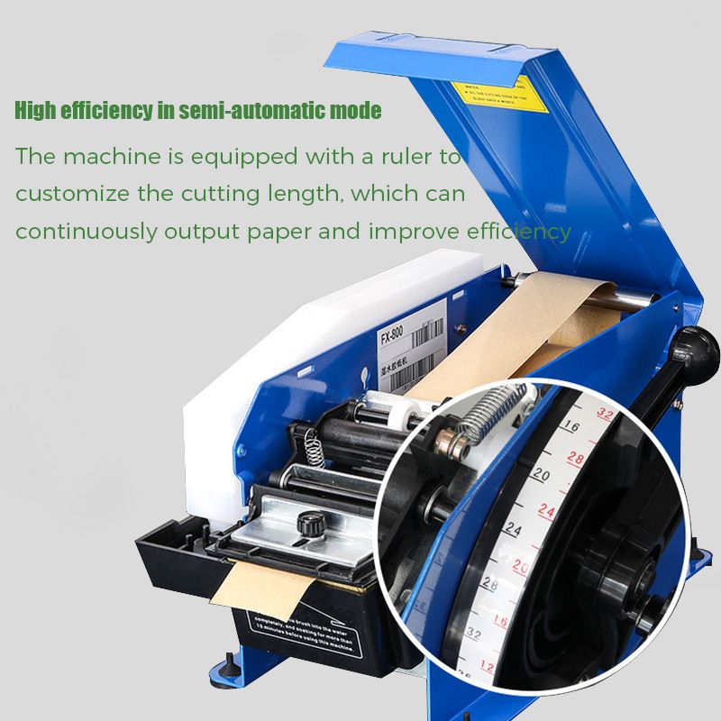 How to use the semiautomatic kraft paper tape dispenser correctly