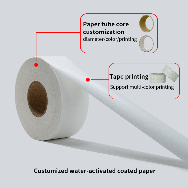 Customized Slitting Water-activated White Coated Paper