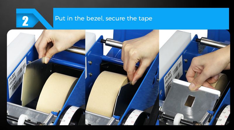 How to use the semi-automatic kraft paper tape dispenser correctly
