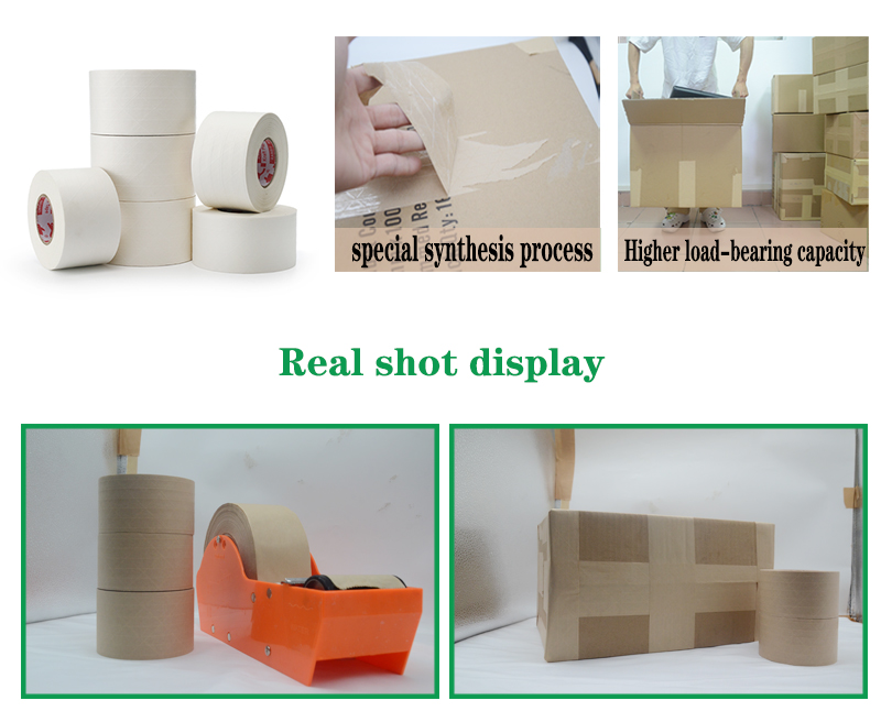 Printed Thoughtfully Eco-Friendly - Kraft Paper Water-Activated Tape