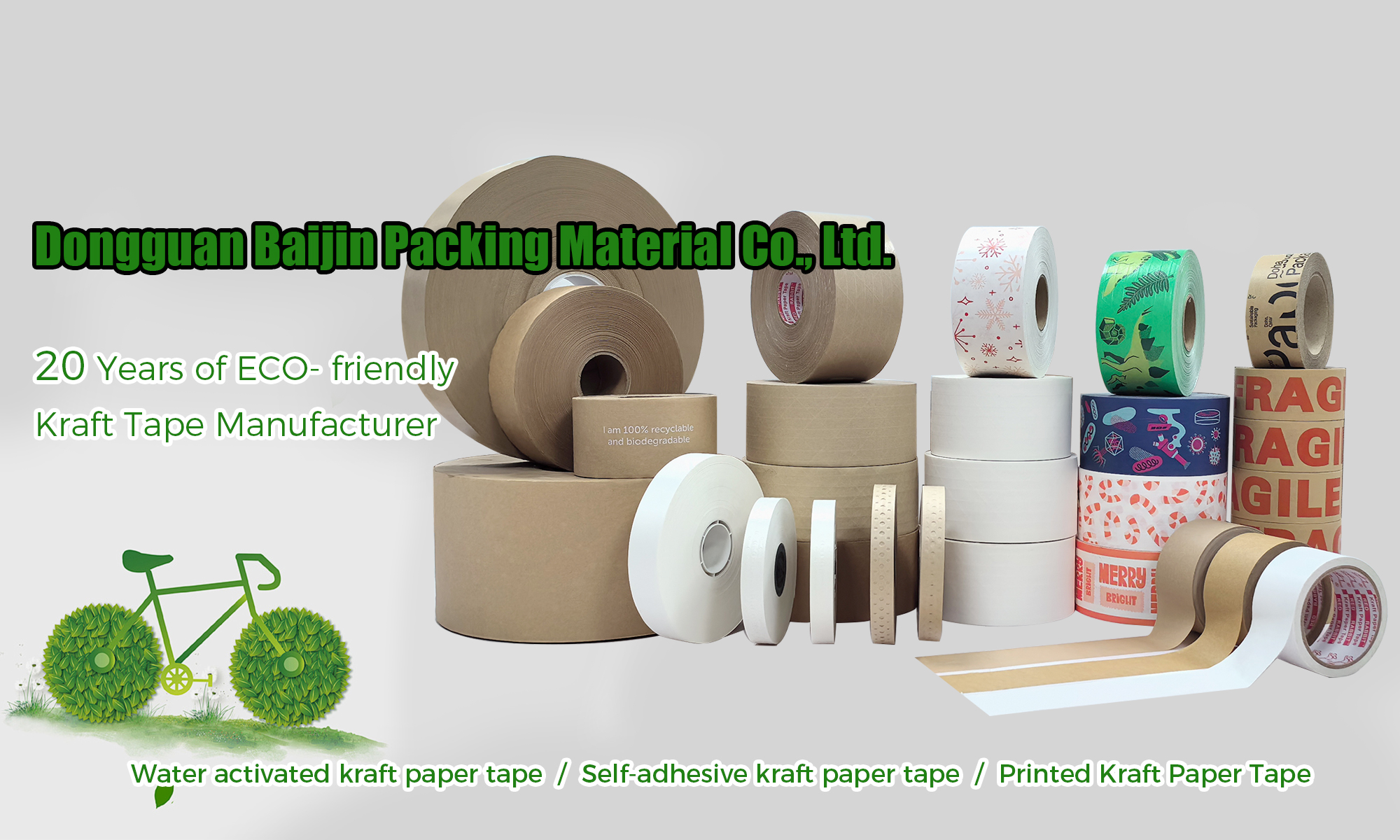 Custom Kraft Tape: The Eco-Friendly Packaging Solution