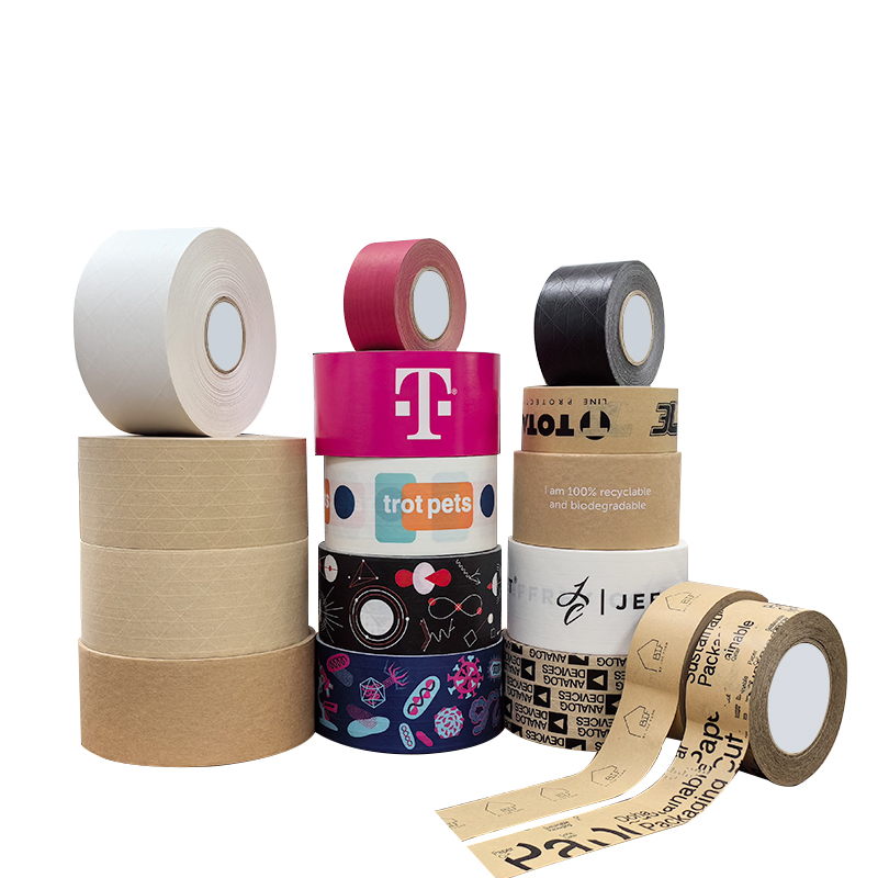 Customized eco-friendly degradable kraft paper tape